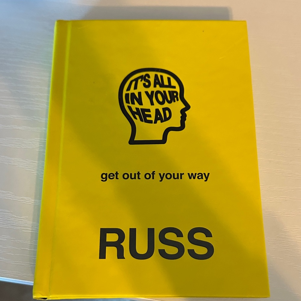 Yellow 'It's All In Your Head' Book by Russ
